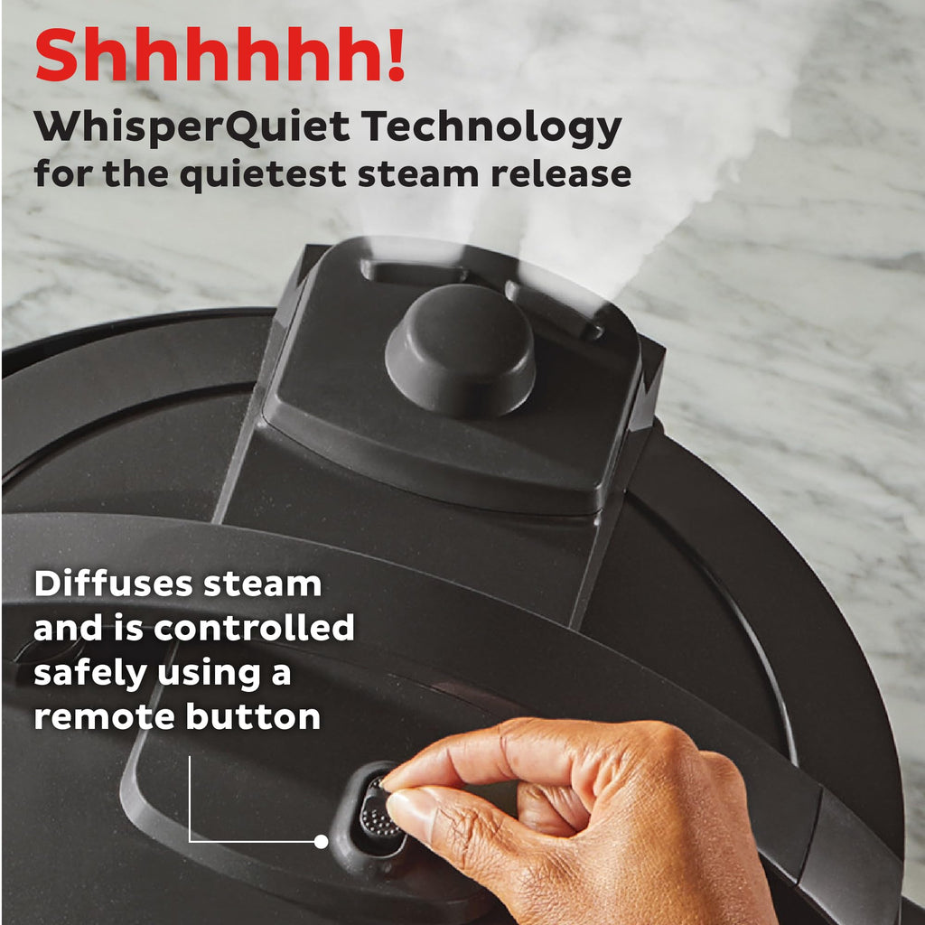 Instant Pot Pro (8 QT) 10-in-1 Pressure Cooker, Slow Cooker, Rice/Grain Cooker, Steamer, Sauté, Sous Vide, Yogurt Maker, Sterilizer, and Warmer, Includes App with Over 800 Recipes, Black