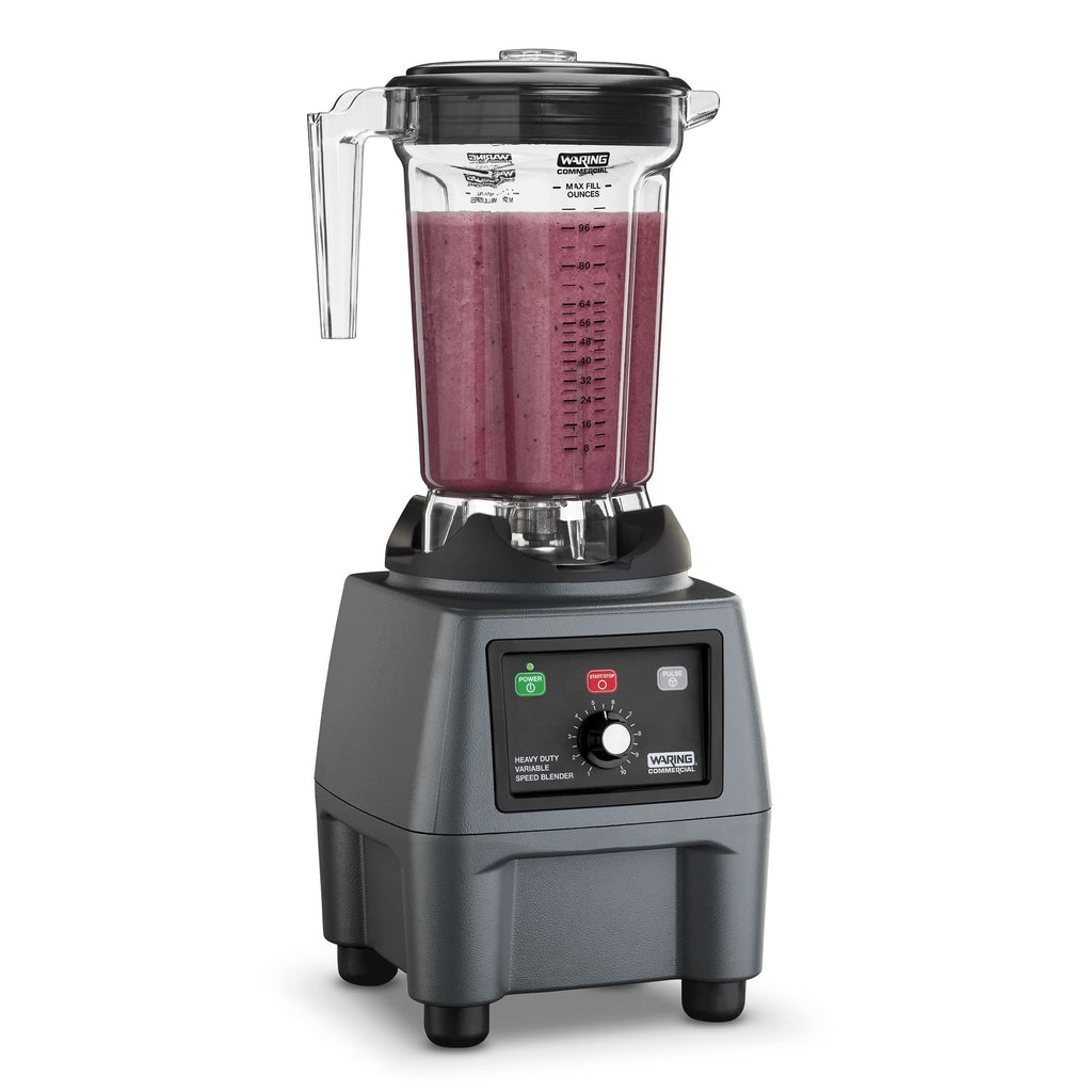 Waring Commercial CB15 Ultra Heavy Duty 3.75 HP Blender, Electric Touchpad Controls with Stainless Steel 1 Gallon Container, 120V, 5-15 Phase Plug,Black