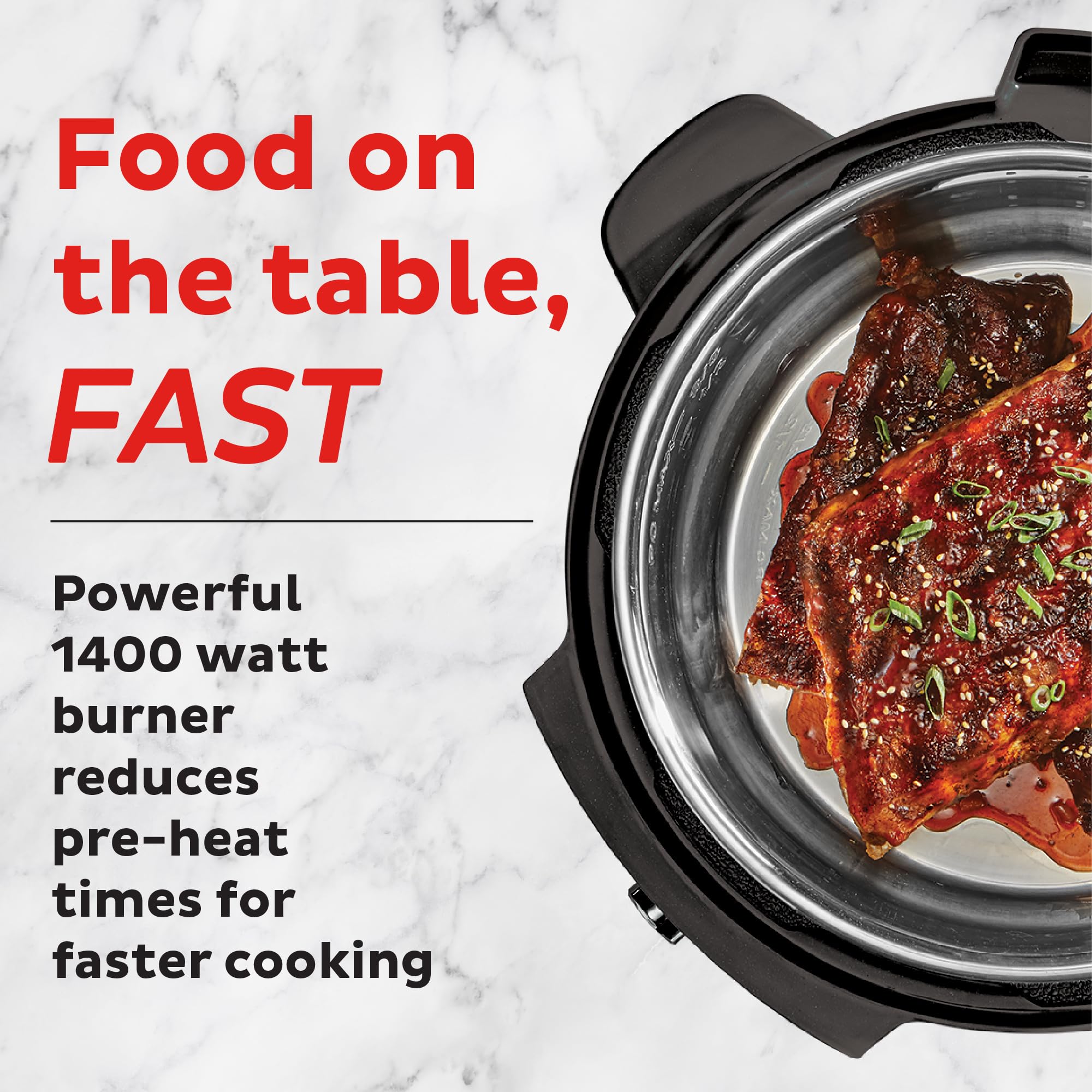 Instant Pot Pro (8 QT) 10-in-1 Pressure Cooker, Slow Cooker, Rice/Grain Cooker, Steamer, Sauté, Sous Vide, Yogurt Maker, Sterilizer, and Warmer, Includes App with Over 800 Recipes, Black